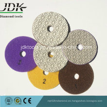 Jdk New Diamond Flexible almohadilla de pulido mojado, 3 pasos